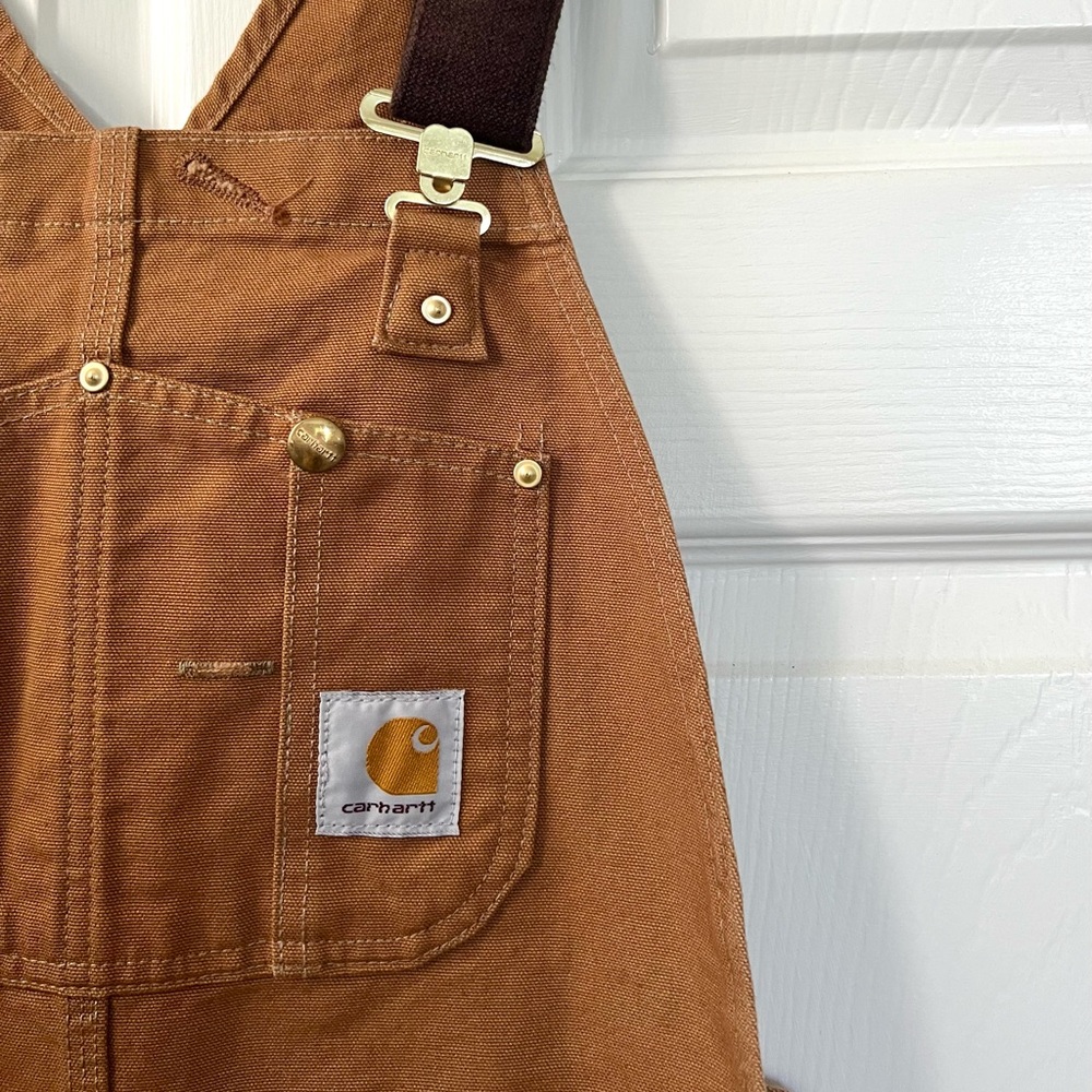 Carhartt Duck Bib Overalls Style R01